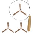 Show in main carousel: SunGrow Fishing Pole Teaser Wand Cat Toy with 3 Feather Teasers slide 2 of 8
