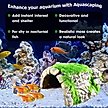 Show in main carousel: SunGrow Hide & Climbing Resin Rock Cave with Artificial Moss Betta Fish Aquarium Decor slide 3 of 6