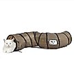 Show in main carousel: SunGrow Hide & Seek Collapsible Entertainment Cat & Ferret Play Tube & Pop Up Tunnel, Brown, 48-in slide 1 of 7