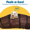 Show in main carousel: SunGrow Hide & Seek Collapsible Entertainment Cat & Ferret Play Tube & Pop Up Tunnel, Brown, 48-in slide 4 of 7