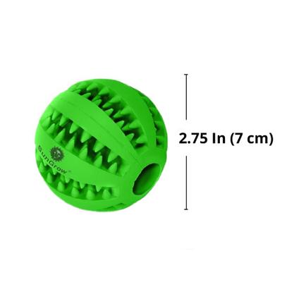 Show full view: SunGrow Interactive Chew Ball Treat Dispenser Dog & Cat Teething Toy, 1 count slide 7 of 8