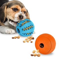 SunGrow Interactive Exercise Puzzle Ball Treat Dispensing Teething Dog & Cat Toys, 2 count