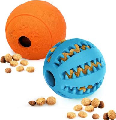 Show full view: SunGrow Interactive Exercise Puzzle Ball Treat Dispensing Teething Dog & Cat Toys, 2 count slide 2 of 4
