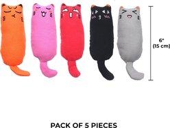 Vila Interactive Fetch & Play Plush Cat Dental Chew Toy with Catnip, 5 count slide 2 of 7