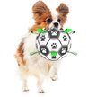 Show in main carousel: SunGrow Interactive Outdoor Play Soccer Ball Dog Fetch Toy with Straps slide 1 of 5