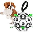 Show in main carousel: SunGrow Interactive Outdoor Play Soccer Ball Dog Fetch Toy with Straps slide 2 of 5