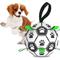 Show in main carousel: SunGrow Interactive Outdoor Play Soccer Ball Dog Fetch Toy with Straps slide 2 of 5