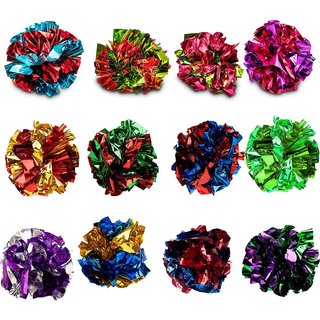 SunGrow Kitty Crinkle Balls Indoor Cat Toy, 12 count slide 1 of 6