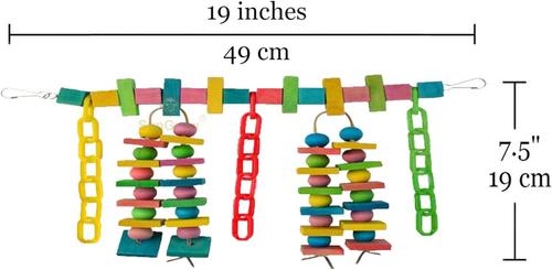 Show full view: SunGrow Large Hammock Swing for Parrot & Cockatiel, Bridge Blocks Bird Toy slide 7 of 8