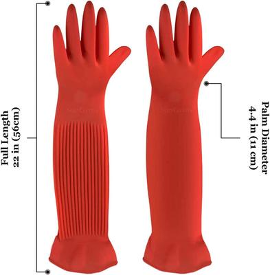 Show full view: SunGrow Long Rubber Betta Aquarium Gloves Fish Tank Maintenance Accessories, 22-in, 1 pair slide 6 of 7