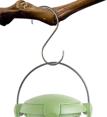 Show full view: SunGrow Metal S Hooks for Hanging Small Animal & Bird Cage Toys, Plants & Kitchen Utensils, 10 count slide 2 of 9