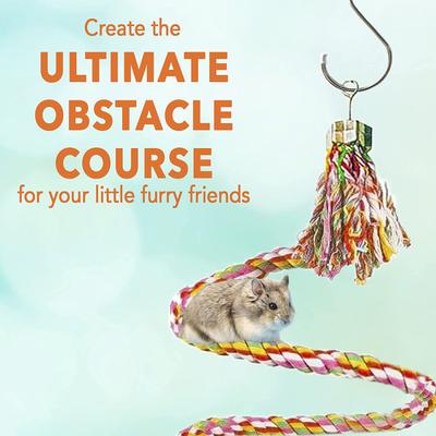 Show full view: SunGrow Metal S Hooks for Hanging Small Animal & Bird Cage Toys, Plants & Kitchen Utensils, 10 count slide 7 of 9