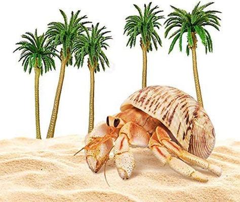 Show full view: SunGrow Miniature Artificial Coconut Trees for Hermit Crab Tank & Reptile Terrarium Décor, 15 count slide 1 of 4