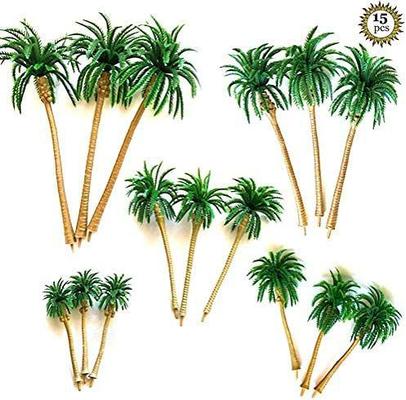 Show full view: SunGrow Miniature Artificial Coconut Trees for Hermit Crab Tank & Reptile Terrarium Décor, 15 count slide 2 of 4