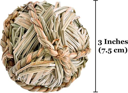 Show full view: SunGrow Natural Teeth Grinding Small Pet Chew Treat Ball, 3 count slide 6 of 7