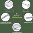 Show in main carousel: SunGrow Durable Metal Cat Litter Scoop for Litter Box Cleaning, Gray slide 4 of 8