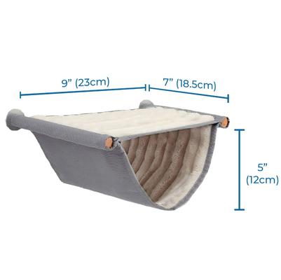 Show full view: SunGrow Winter Warm Parakeet & Conure Felt Bird Perch, 9 x 7.2-in slide 4 of 5