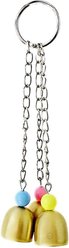 SunGrow Parrot Hanging Ring Bell Bird Toys Cage Accesories, 3 count, 7.9-inch slide 2 of 6