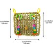 Show in main carousel: SunGrow Parrot Climbing & Cage Hammock Swing Foraging Net & Activity Play Bird & Small-Pet Chew Mat slide 6 of 7