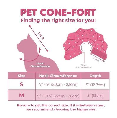 Show full view: SunGrow Post-Surgery Soft Cone Dog & Cat Recovery Collar, Pink, Medium slide 8 of 10