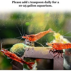 SunGrow Probiotic Powder Supplement for Freshwater Aquarium Baby Cherry Shrimp Food, 2-oz bag