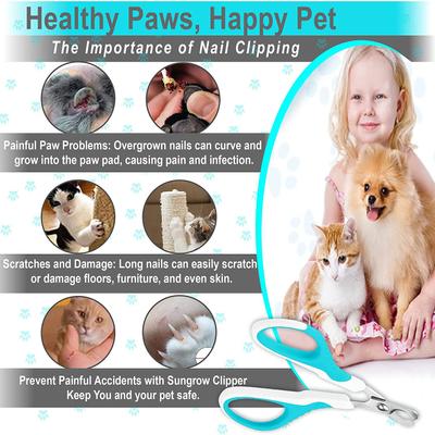 Show full view: SunGrow Professional Cat & Dog Nail Clippers, Claw Care & Paw Trimmer for Rabbit & Small Pets slide 6 of 7