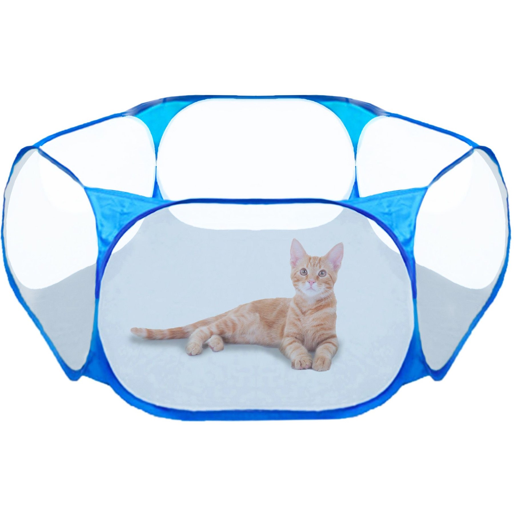 SUNGROW Foldable Indoor Dog & Cat Ball Pit Playpen, Portable