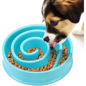 SunGrow Puzzle Cat, Dog & Small-Pet Maze Feeder & Water Bowl