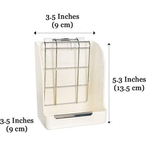 SunGrow Rabbit, Bunny & Guinea Pig Hay Feeder Rack Food Dispenser