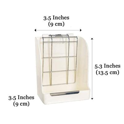 Show full view: SunGrow Rabbit, Bunny & Guinea Pig Hay Feeder Rack Food Dispenser slide 6 of 7