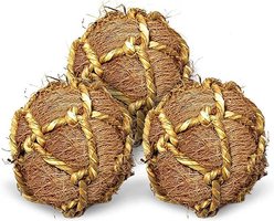 SunGrow Rabbit & Ferret Dental Floss Chew Toy Small Animal Tooth Cleaning Treat, 3 count