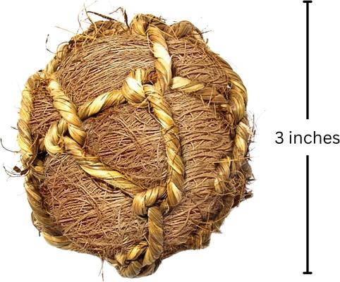 Show full view: SunGrow Rabbit & Ferret Dental Floss Chew Toy Small Animal Tooth Cleaning Treat, 3 count slide 7 of 8