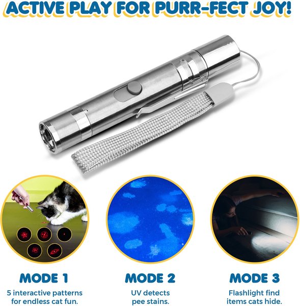 Show full view: SunGrow Rechargeable Laser Pointer Cat & Dog Interactive Exercise Toy slide 5 of 7