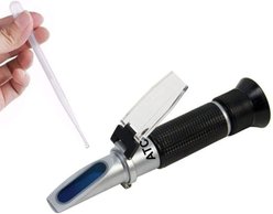 SunGrow Refractometer for Saltwater Aquarium & Reef Tank, Koi Pond Water Salinity Meter Tester slide 2 of 6