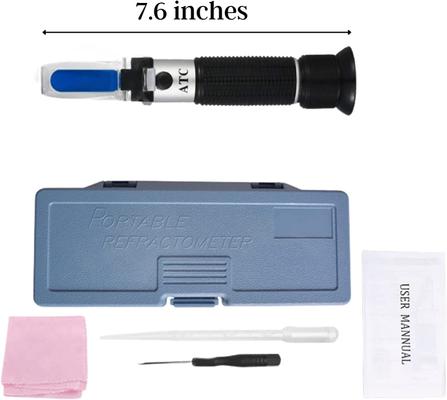 Show full view: SunGrow Refractometer for Saltwater Aquarium & Reef Tank, Koi Pond Water Salinity Meter Tester slide 6 of 6