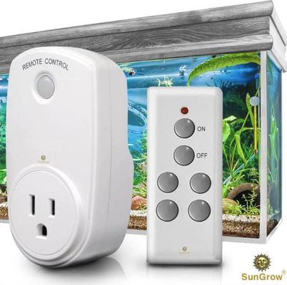 Show full view: SunGrow Remote Control Outlet Plug for Aquarium Lights, Dog & Cat Heating Pad, Fan & Food Dispenser slide 3 of 6