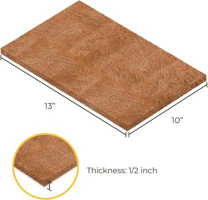 Show full view: SunGrow Reptile Carpet Mat for Gecko & Hermit Crab, Coconut Fiber Substrate Bedding Terrarium Liner slide 7 of 7