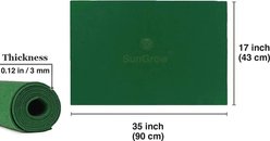 SunGrow Reptile Carpet Substrate & Floor Liner for Bearded Dragon & Leopard Gecko Tank, Green Mat Bedding slide 2 of 6