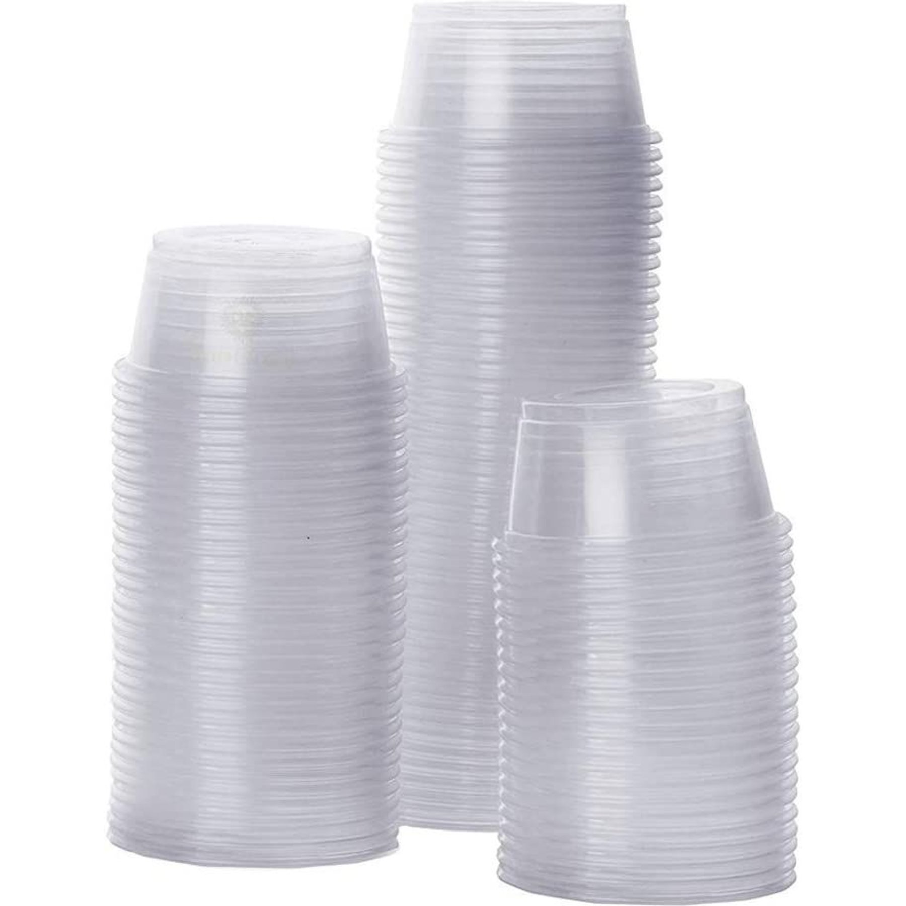 SunGrow Reptile Water Dish & Food Bowl, Lizard & Gecko Feeding Ledge Cups, 1-oz, 100 count