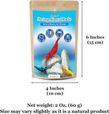 Show full view: SunGrow Shrimp Mineral Rocks for Molting, Aquarium Calcium Supplement, 1.8-oz slide 7 of 8