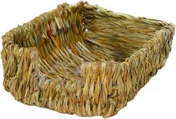 SunGrow Small-Pet Guinea Pig & Chinchilla Natural Chew Comfy Sleeping Basket Grass Bed slide 2 of 7