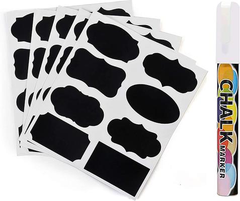 Show full view: SunGrow Sticker Chalkboard Labels for Cat & Dog Food Storage Container & Kitchen Jars, 96 count  slide 1 of 8