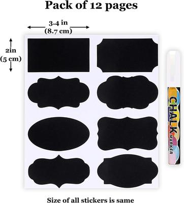 Show full view: SunGrow Sticker Chalkboard Labels for Cat & Dog Food Storage Container & Kitchen Jars, 96 count  slide 8 of 8