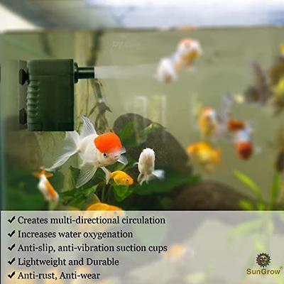 Show full view: SunGrow Submersible Aquarium Powerhead for Fish Tank, Pond & Cat Water Fountain Pump Replacement, Small, 53 GPH slide 4 of 9