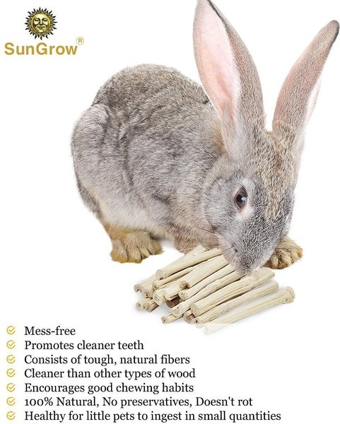 Show full view: SunGrow Sweet Bamboo Chew Sticks Small-Pet Dental Treats & Snacks, 3.5-oz bag slide 3 of 6