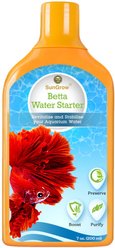 SunGrow Tap Water Conditioner with Beneficial Bacteria for Freshwater Aquarium Treatments Detoxify Fish Tank Ammonia Remover, 6.7-oz bottle