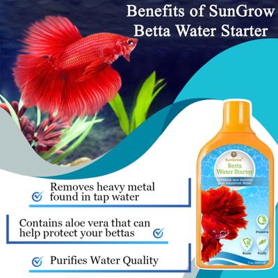 Show full view: SunGrow Tap Water Conditioner with Beneficial Bacteria for Freshwater Aquarium Treatments Detoxify Fish Tank Ammonia Remover, 6.7-oz bottle slide 2 of 6