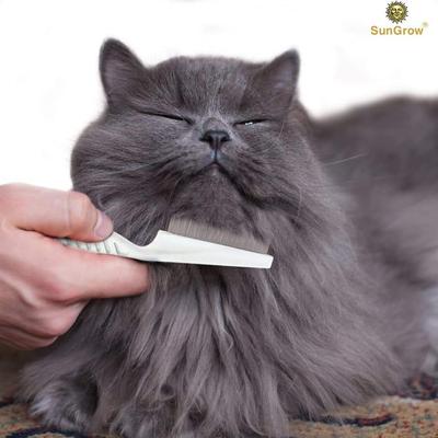 Show full view: SunGrow Tick & Flea Comb for Short Haired Dog & Cat, Small Pet Shedding & Grooming Tool slide 2 of 8