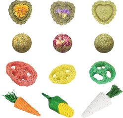 SunGrow Timothy Hay Variety Pack Small Pet Enrichment Chew Treats, 12 count slide 2 of 6