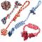 Show in main carousel: SunGrow Tug of War Cat & Dog Rope Pull Toy for Boredom & Stimulating, Dental Chew Teething Knot, 5 count slide 2 of 8